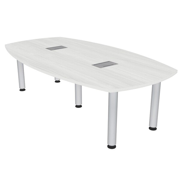 Skutchi Designs 45 in W, 84 in L, 29 in H, Engineered Wood Top, White H-ABOT-46X84-PT-WC-EL - main